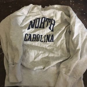 Vintage Gray North Carolina Crewneck Sweatshirt XL